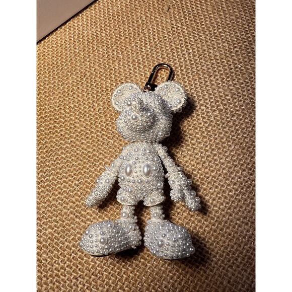 Disney X Baublebar Pearl Mickey Mouse Charm Keychain -Rare/HTF - Picture 6 of 12